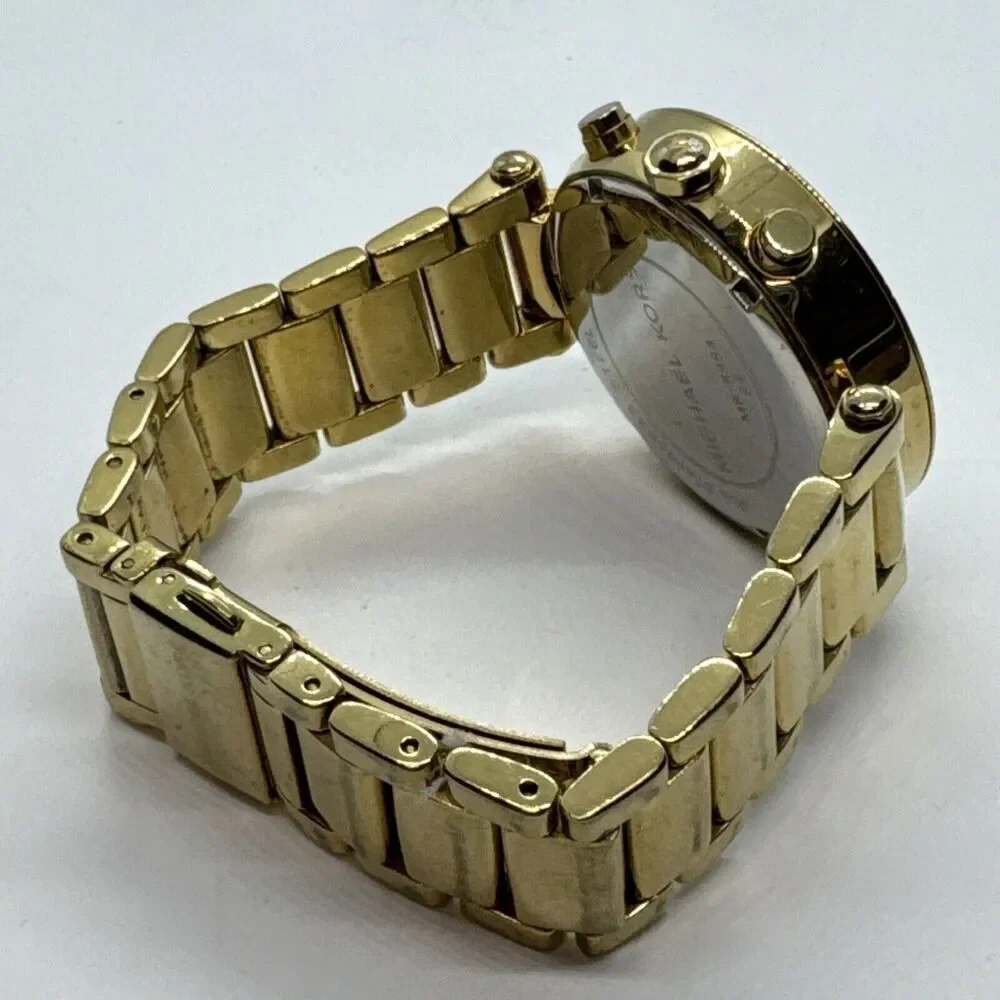 Michael Kors Parker MK5354 Women's Gold Stainless Steel Analog Dial Watch JNA614